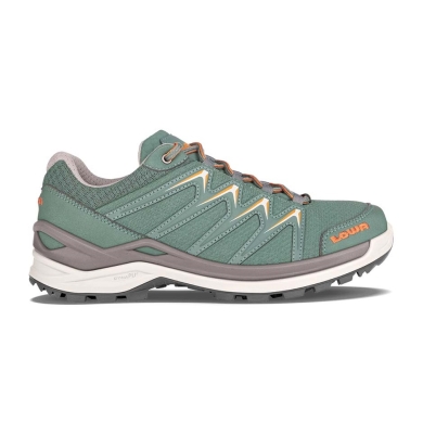 Lowa Hiking-Travel Shoes Innox Pro Low GTX (All-Terrain, Synthetic/Textile, Waterproof) Green/Grey Women